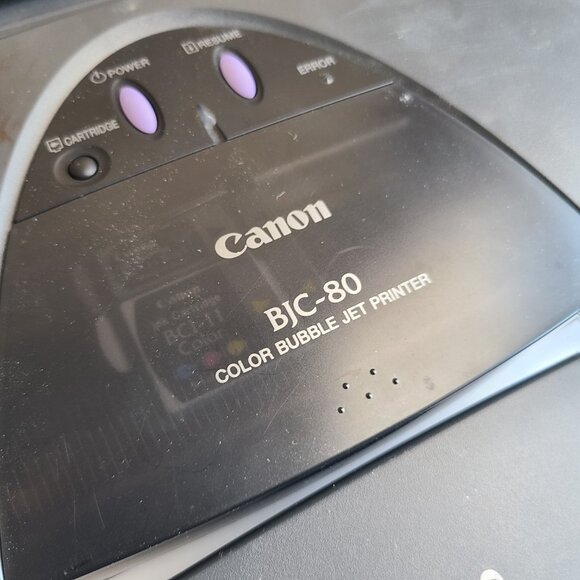 Canon BJC 80 Color Ink-jet printer - 4.5 ppm - 30 sheets - Picture 4 of 7